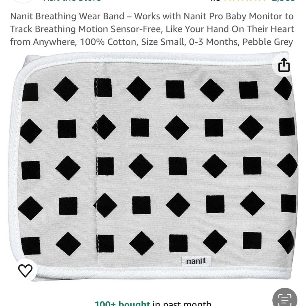 Nanit Breathing Band